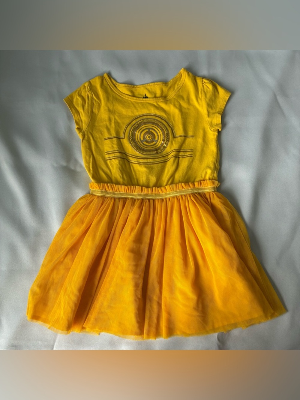 Disney Store Star Wars C-3PO Cosplay Dress Size Small 8 Girls